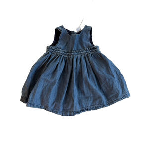 Baby Girl Gap Denim Dress Size 6-12 Months Blue